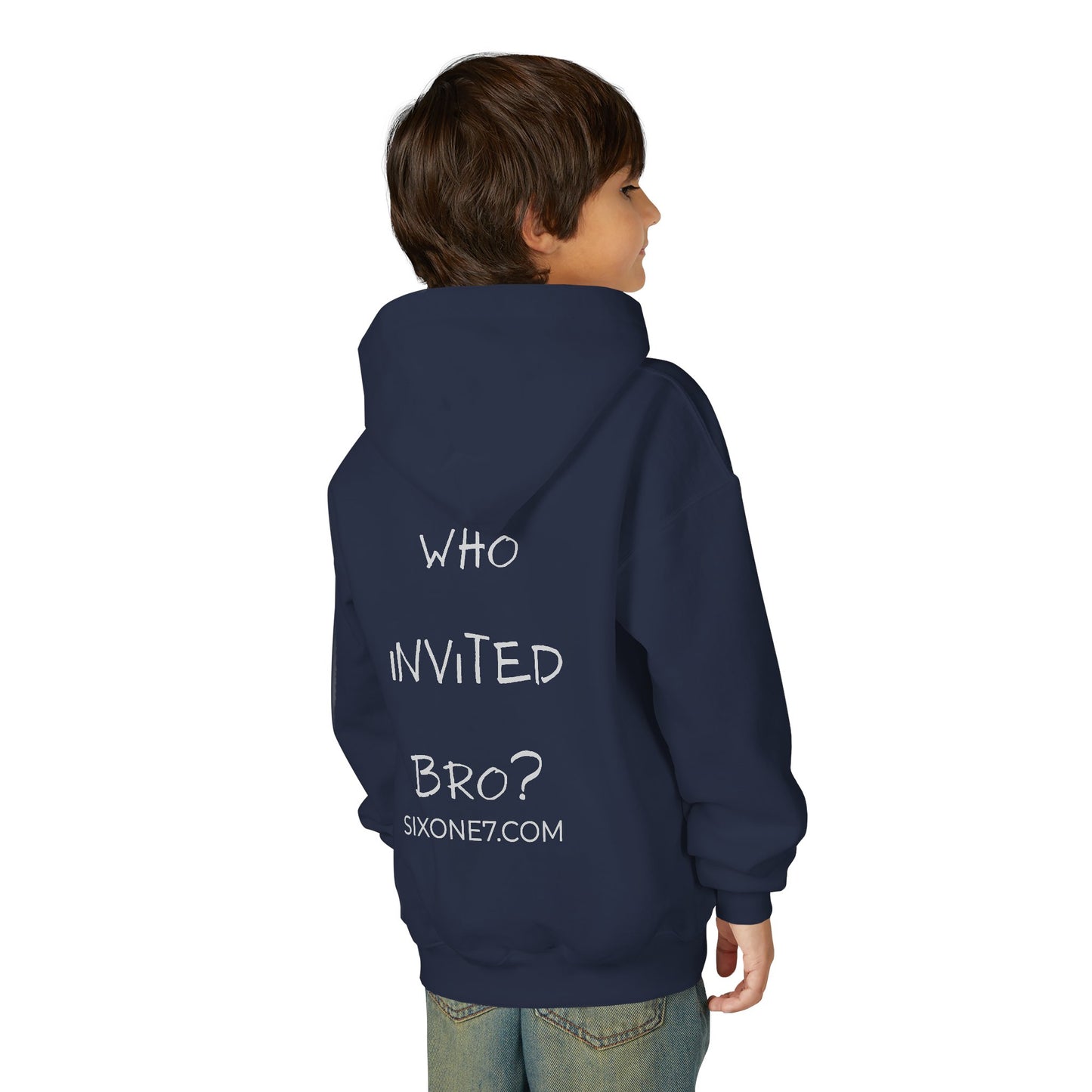 Youth Bull Logo Hoodie — Minimalist Sports-Inspired Kids' Pullover