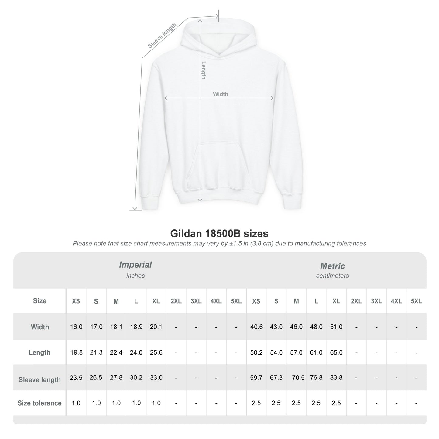Youth Hoodie — "Mom Said No" Graphic Back with Minimal Front Logo