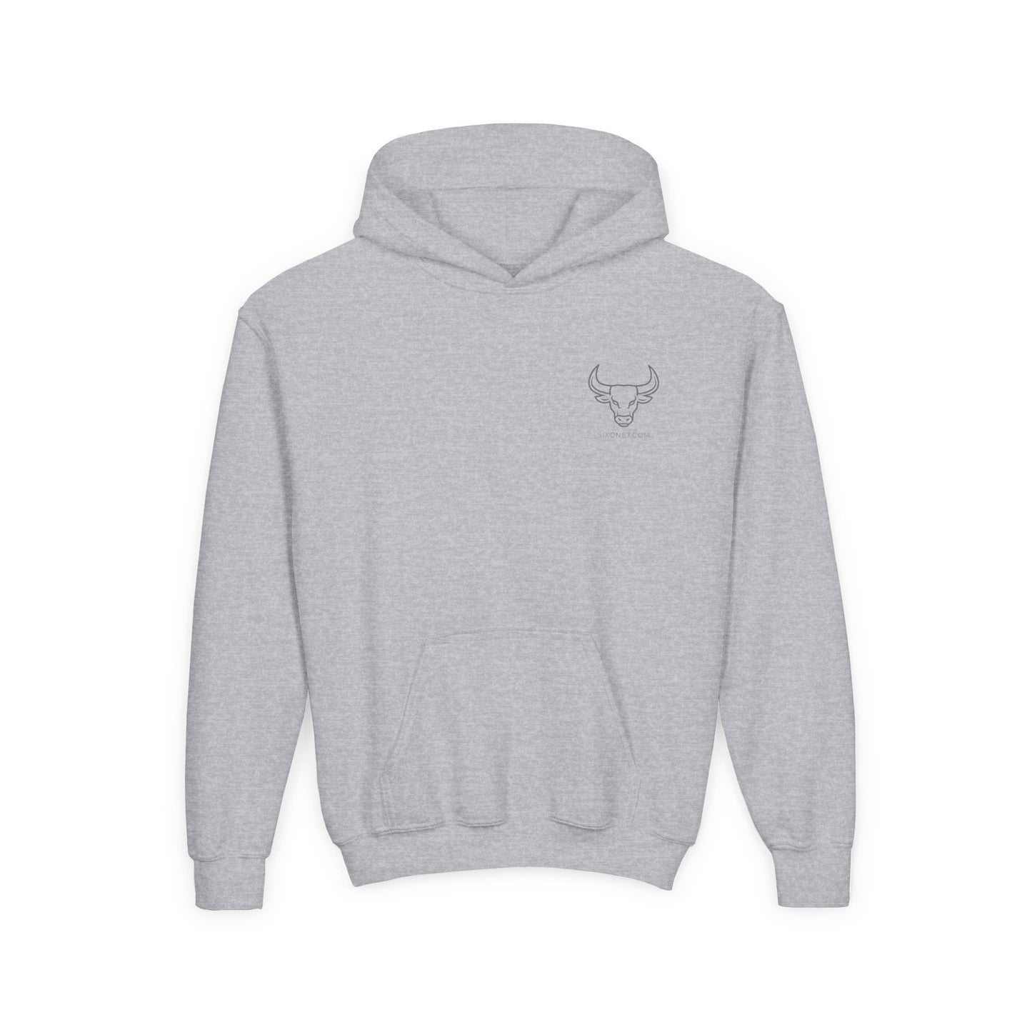 Youth Hoodie — "Running on 1%" Motivational Kids Sweatshirt