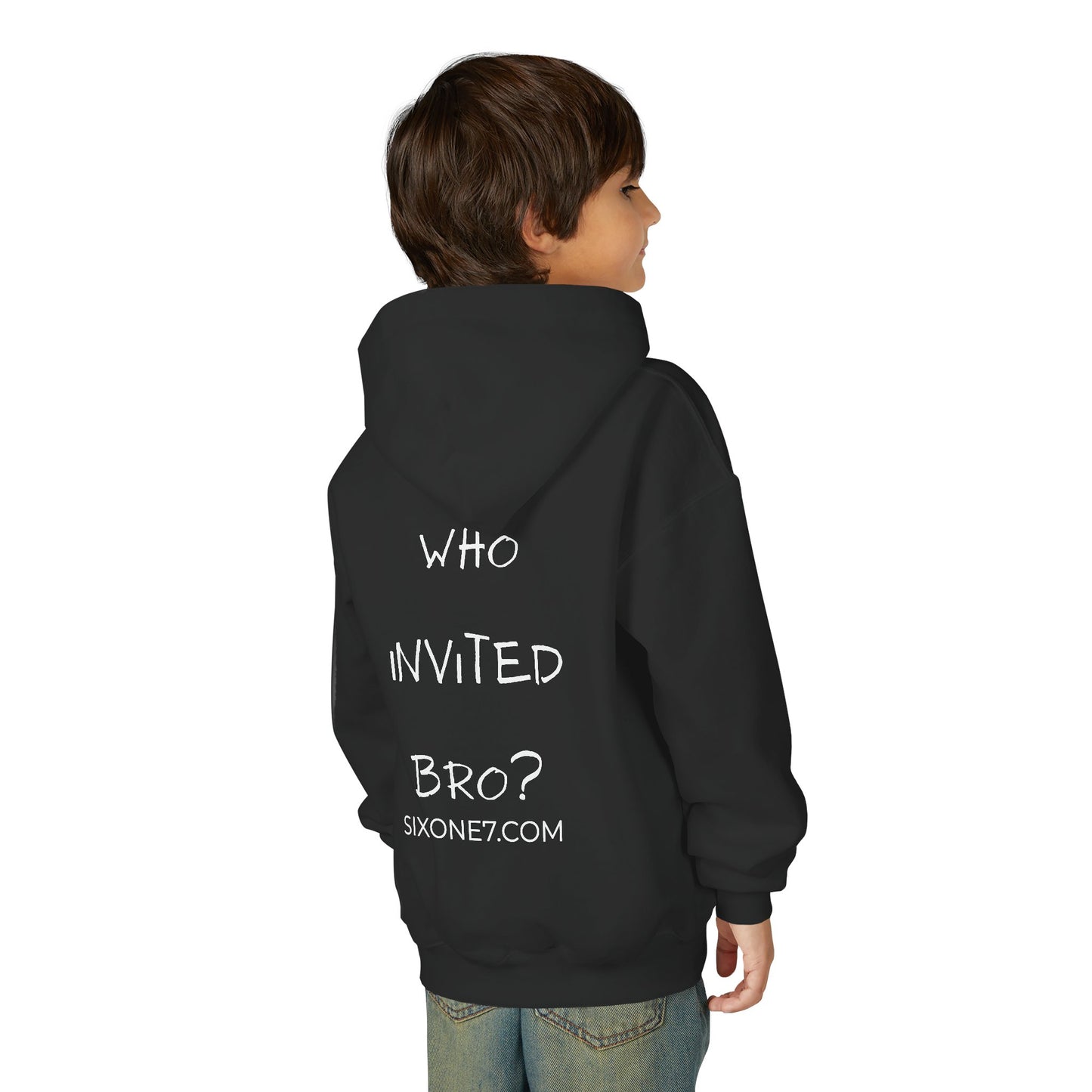 Youth Bull Logo Hoodie — Minimalist Sports-Inspired Kids' Pullover