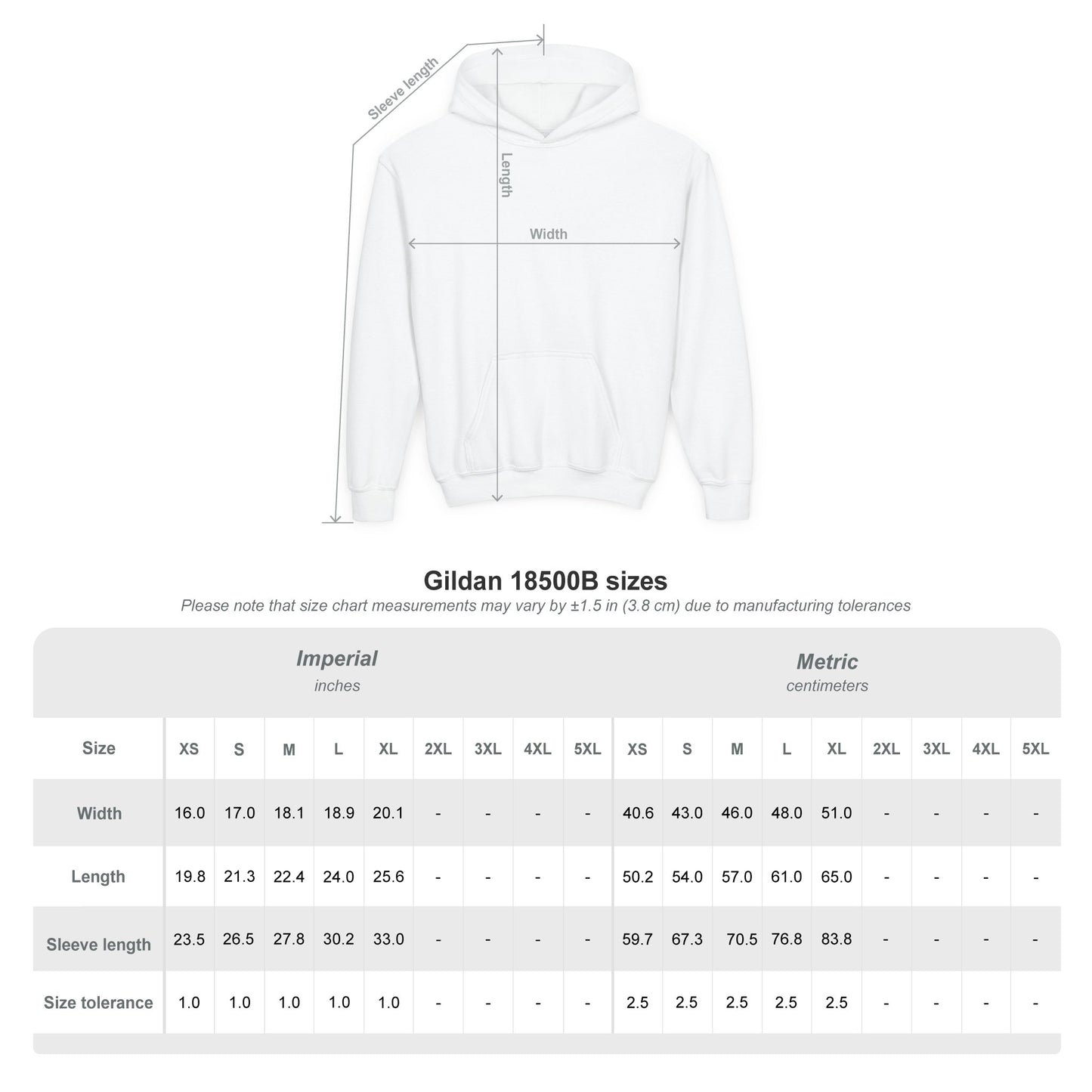 Youth Hoodie — "Mom Said No" Graphic Back with Minimal Front Logo