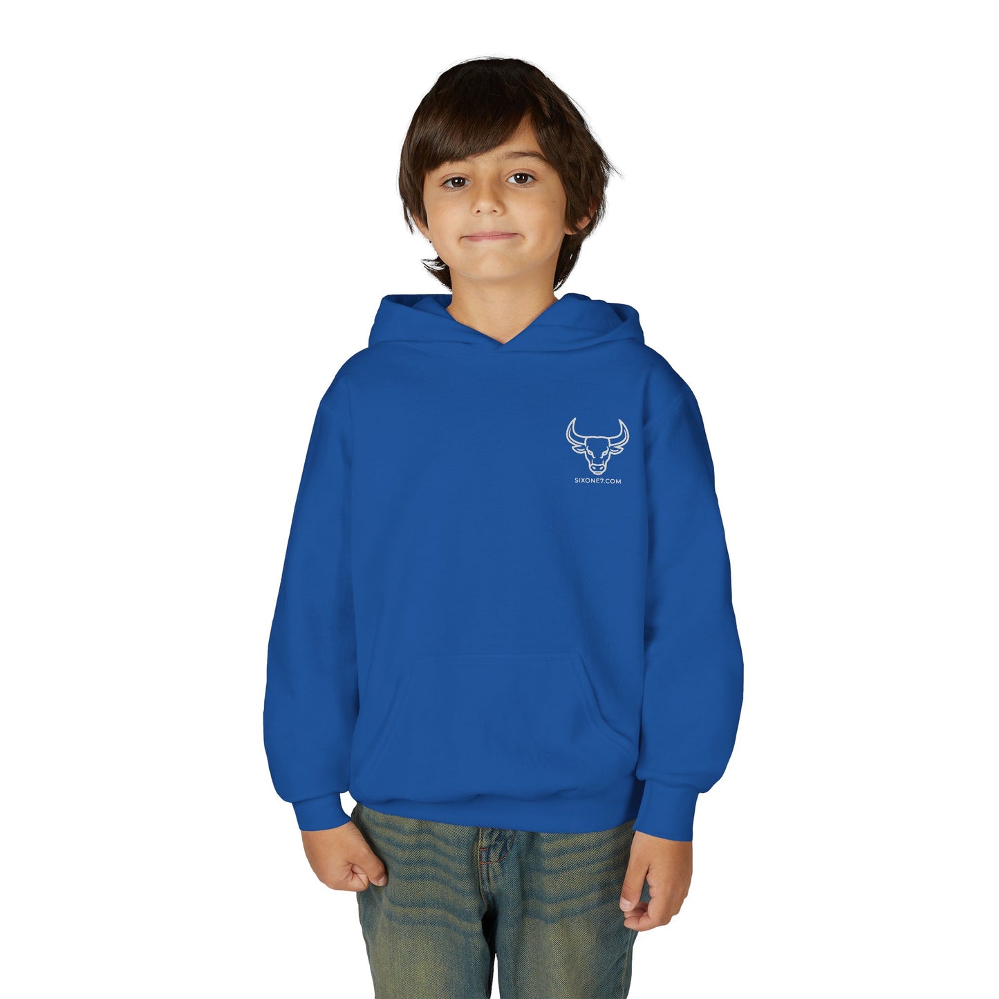 Youth Hoodie — “Homework Deleted Itself” Funny Kids Sweatshirt